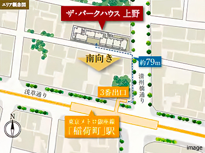 エリア概念図｜ザ・パークハウス上野