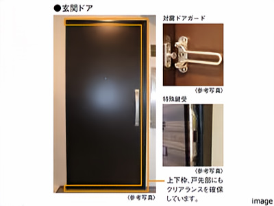 対震玄関ドア ｜ザ・パークハウス上野